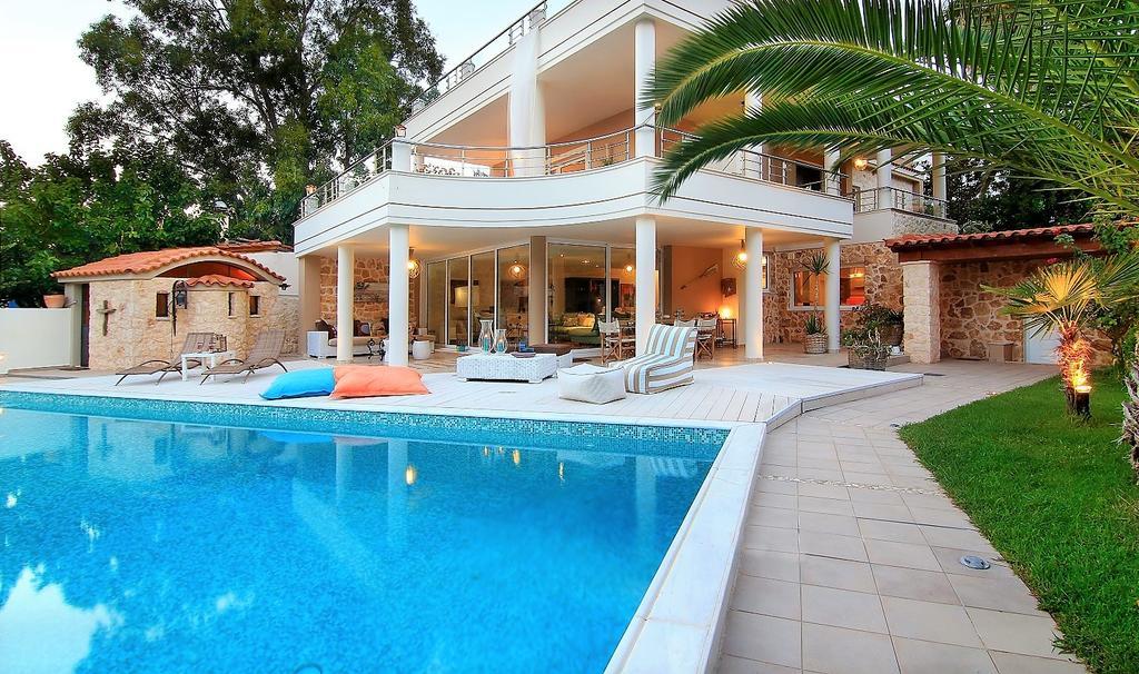 Luxury Villa Sea Melody Palaia Fokaia Exterior photo